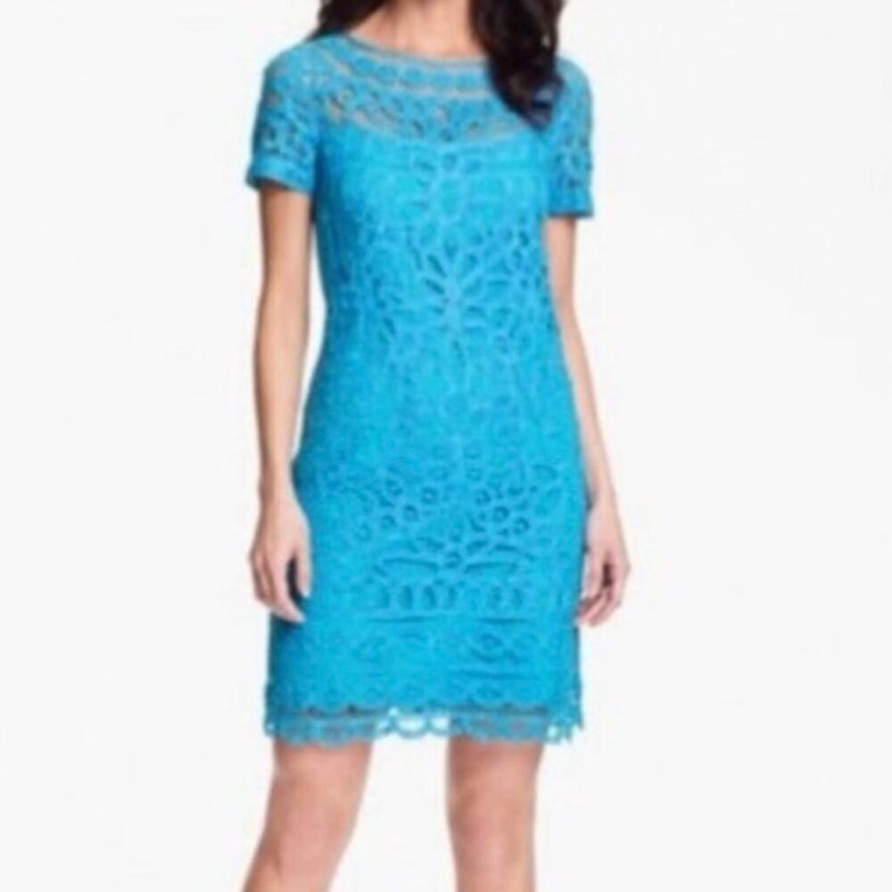 Lilly Pulitzer MARIEKATE DRESS FLUTTER BLUE GO TO BATT Small Beach Summer Floral